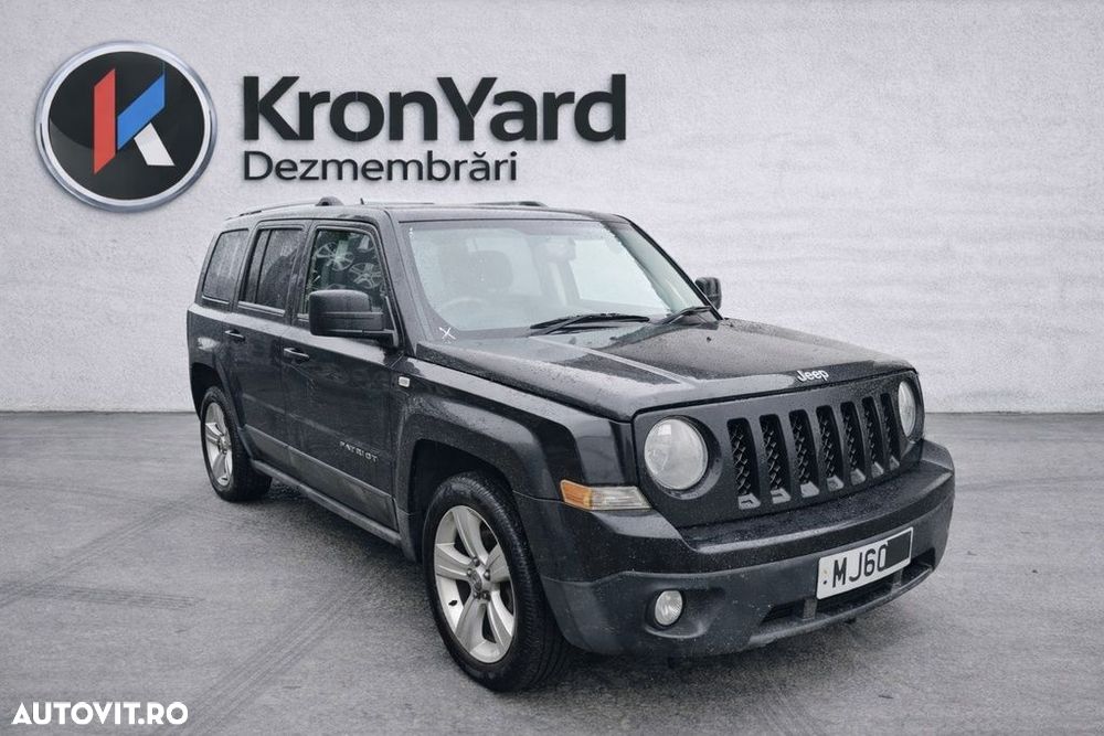 Bara fata Jeep Patriot 2011 - 2017 NEGRU (787) Diesel model fara spalatoare far - 8