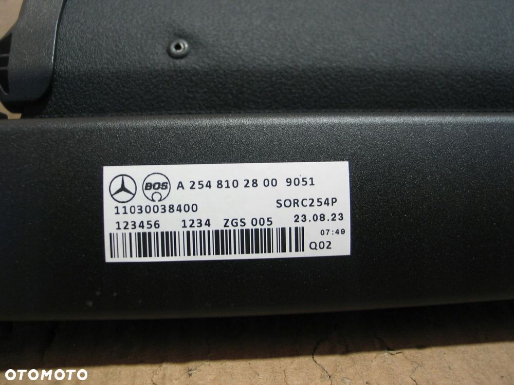 Roleta bagaznika mercedes GLC coupe A254 C254 X254 22r- A2548102800 - 8