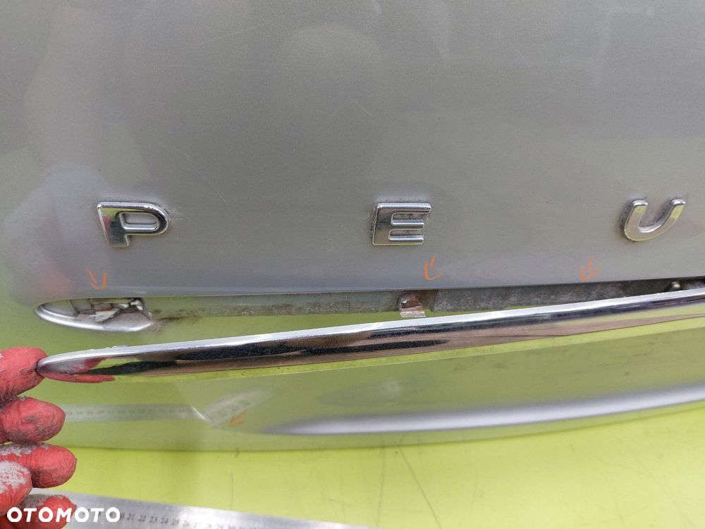 Klapa tył tylna BAGAŻNIKA PEUGEOT 807 2002–2014 EZR SREBRNY - 7