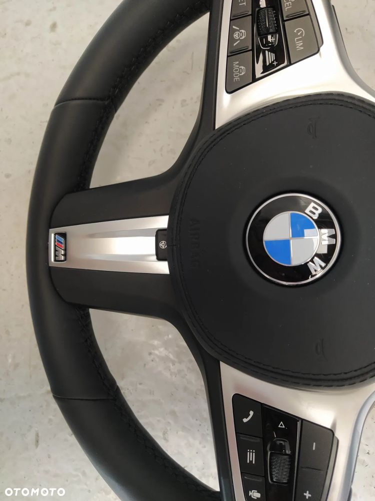 BMW F40 G20 G21 G22 G23 KIEROWNICA MULTIFUNKCYJNA SKÓRA TEMPOMAT ASYSTENT PASA RUCHU  NOWA - 5