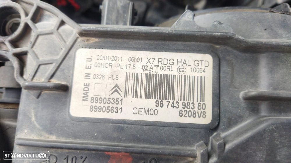 FAROL ESQUERDO CITROEN C5 BERLINA - 1