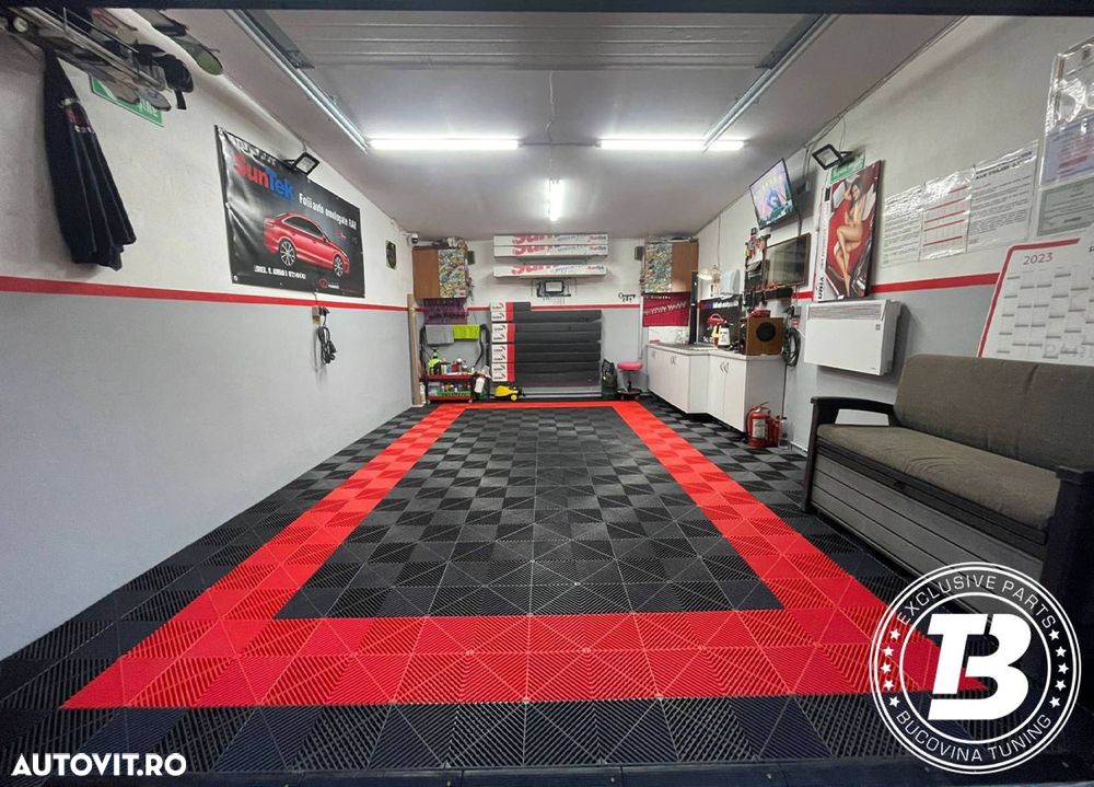 Pardoseala Modulara pentru Garaj Service Detailing - 8
