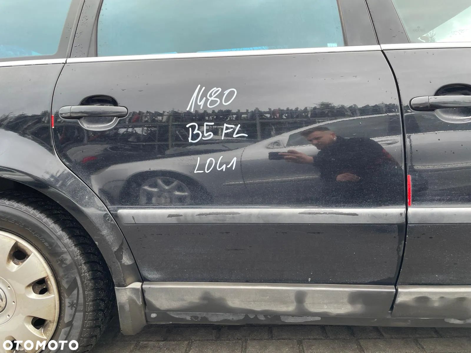 VW PASSAT B5 FL DRZWI PRAWE TYLNE PRAWY TYŁ KOMBI KOLOR: L041 - 1