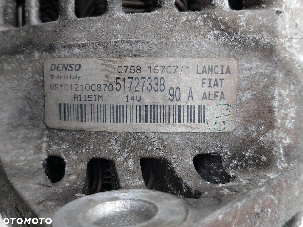 ALTERNATOR FIAT BRAVO II 51727338 MS1012100870   1.9 JTD 120KM - 2