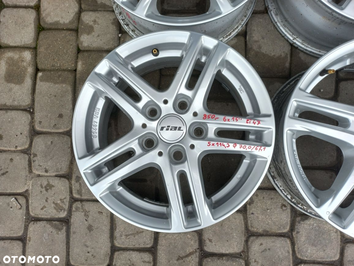 Felgi aluminiowe 15" 5x114,3 do Kia, Hyundai, Renault - 5