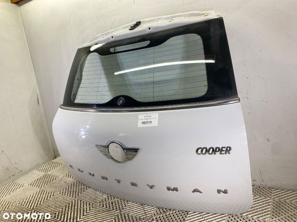 KLAPA TYŁ  MINI MINI COUNTRYMAN (R60) 2010 - 2016 Cooper 90 kW [122 KM] benzyna 2010 - 2016 - 5