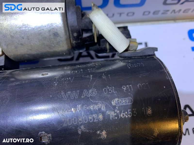 Electromotor cu 10 Dinti Cutie Manuala Audi A4 B8 2.0 TDI CAGA CAGB CAHA CAHB CAGC CMEA 2008 - 2012 Cod 03L911021 0001115056 - 3