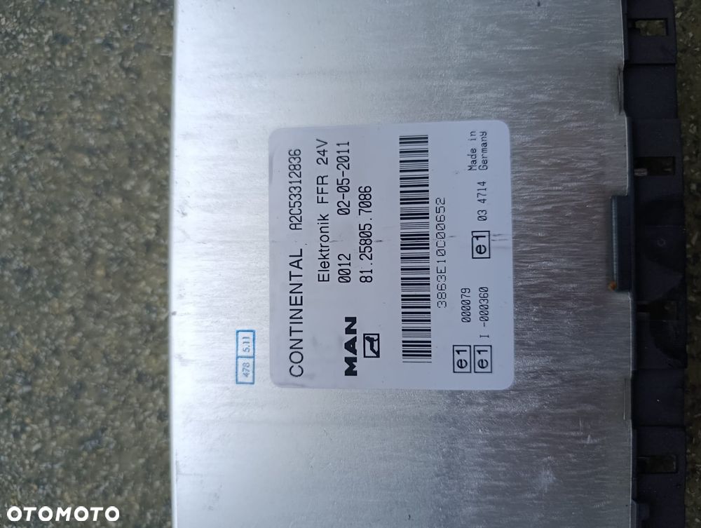 STEROWNIK FFR MAN Tgl 12.250 81.25805.7086 Jednostka Sterująca - 2