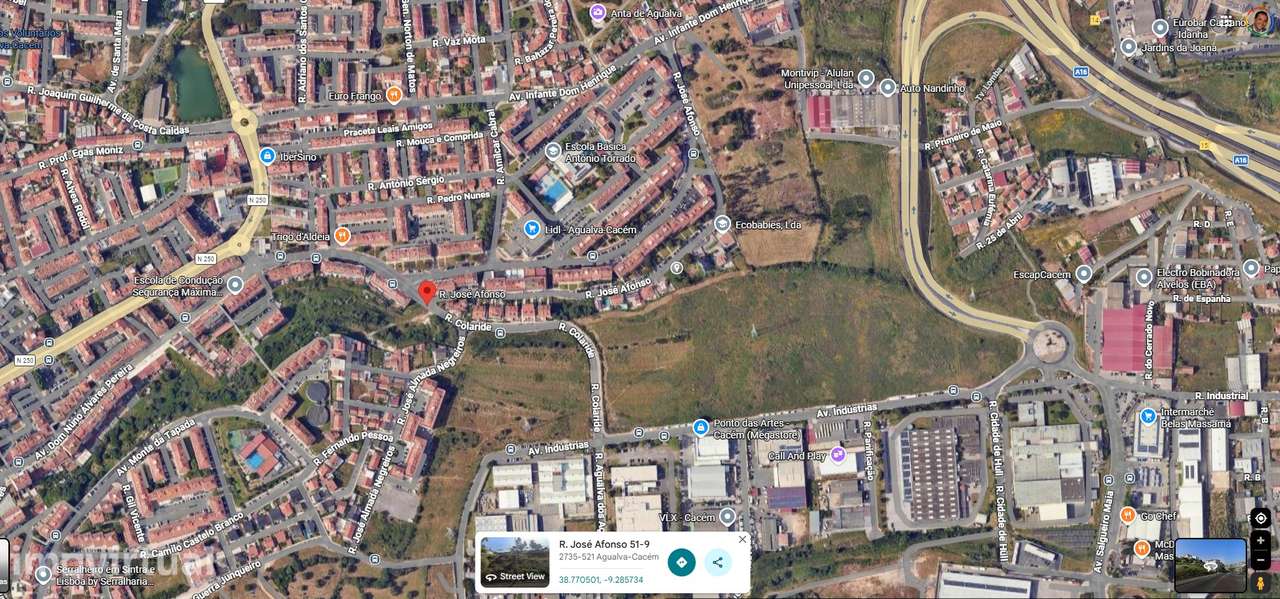 Terreno Urbano com estudo prévio elaborado | Agualva-Cacém - Grande imagem: 4/10