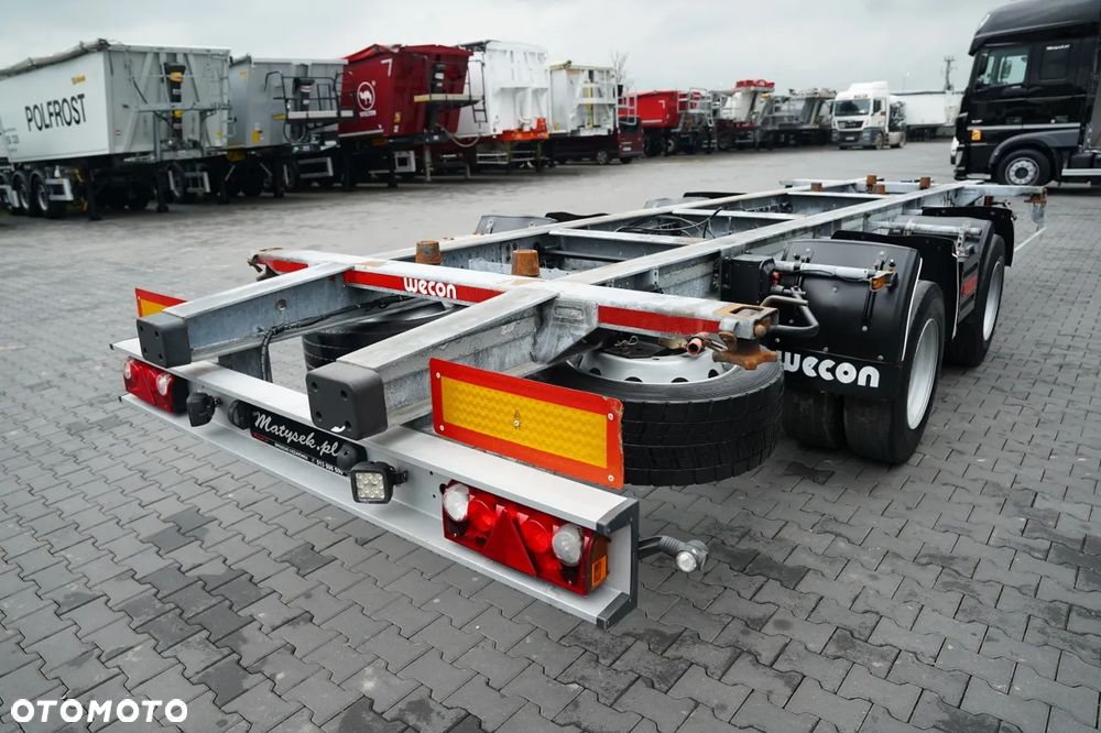 Wecon PRZYCZEPA TANDEM / BDF / 7,15 , 7,45 , 7,82 M / DO PRZEWOZU KONTENERÓW - 4
