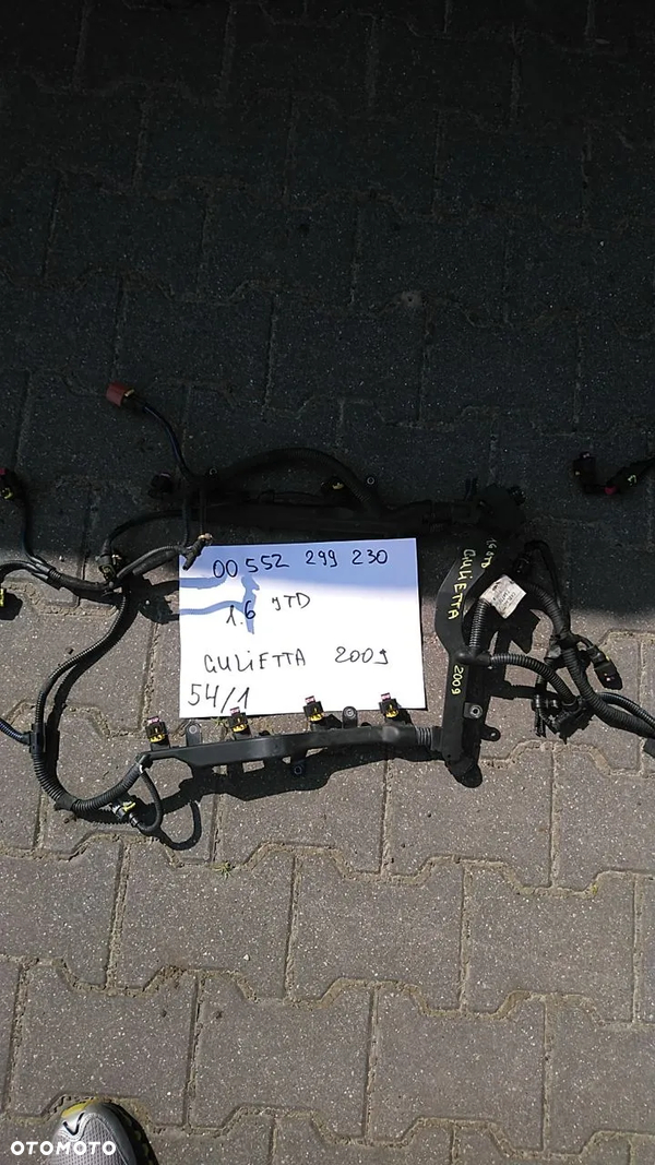 WIĄKA INSTALACJA SILNIKA GUILIETTA 198A3000 DOBLO II INSTALACJA ELEKTRYCZNA