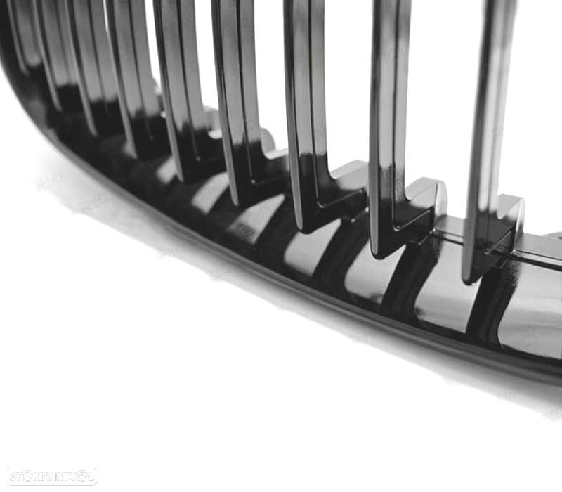 GRELHAS FRONTAIS BMW E81 E87 E82 E88 LOOK M PERFORMANCE PRETO BRILHANTE - 4