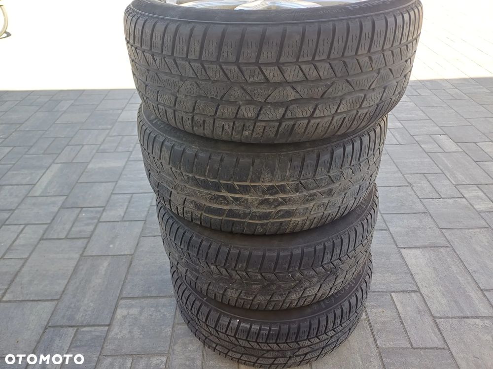 FELGI Z OPONAMI KOŁA ALUMINIOWE DEZENT VW PASSAT B5 R16 5X112 ET40 57,1 mm OPONY CONTINENTAL R16 205/55 ZIMA NR16 - 16