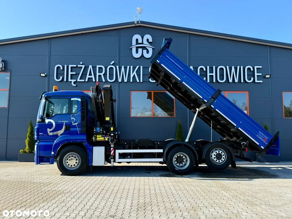 MAN MAN TGS TGX TGM TGL 26.360 Wywrotka 3S + HDS HMF 12,6 m // 4 x wysuw // 6x4 , 6x2 , kiper , wywrot kran dzwig żuraw crane Stan Perfekcyjny ! - 21