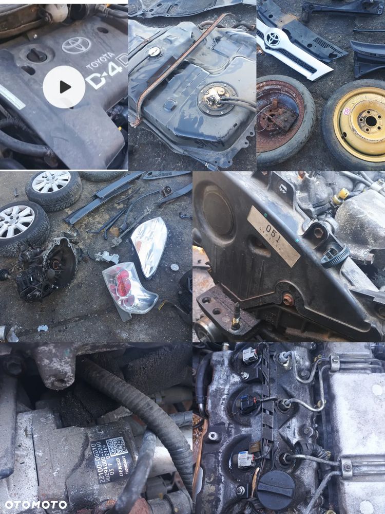 Silnik kompletny lub bez osprzętu TOYOTA D4D 2.0 116KM 04-09 skrzynia 5 biegów - 1