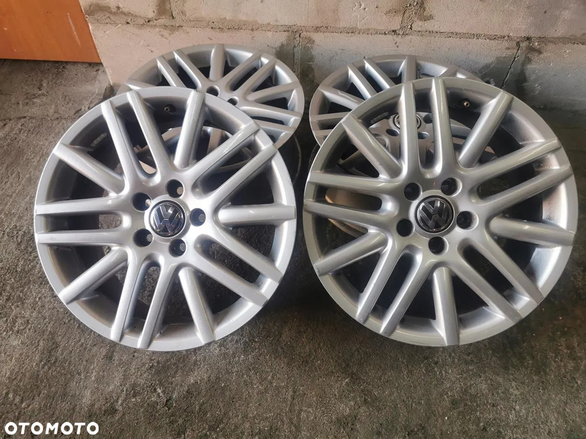 ALU FELGI 5X112 R17 ET50 7.5J SEAT SKODA AUDI VW TOURAN ORG! - 3