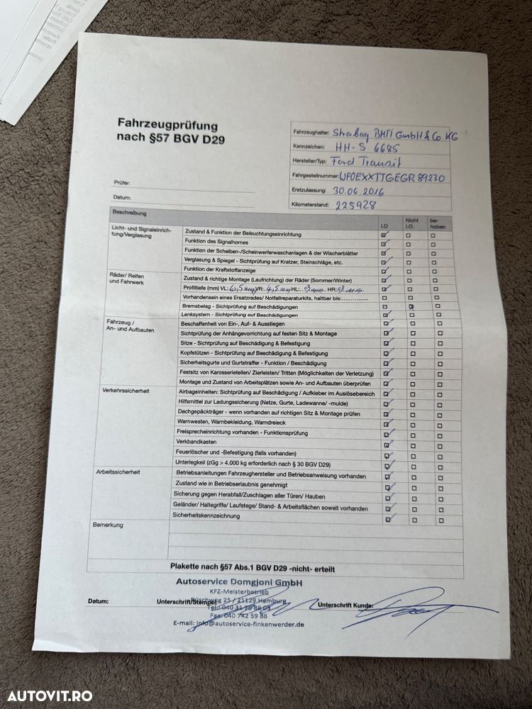 Ford Transit Tranzit Dokka Camioneta 7 locuri bena carosata 2017 impecabila fără probleme fără rugina Istoric Service complet Carvertical scos anvelope noi Navi AC - 36