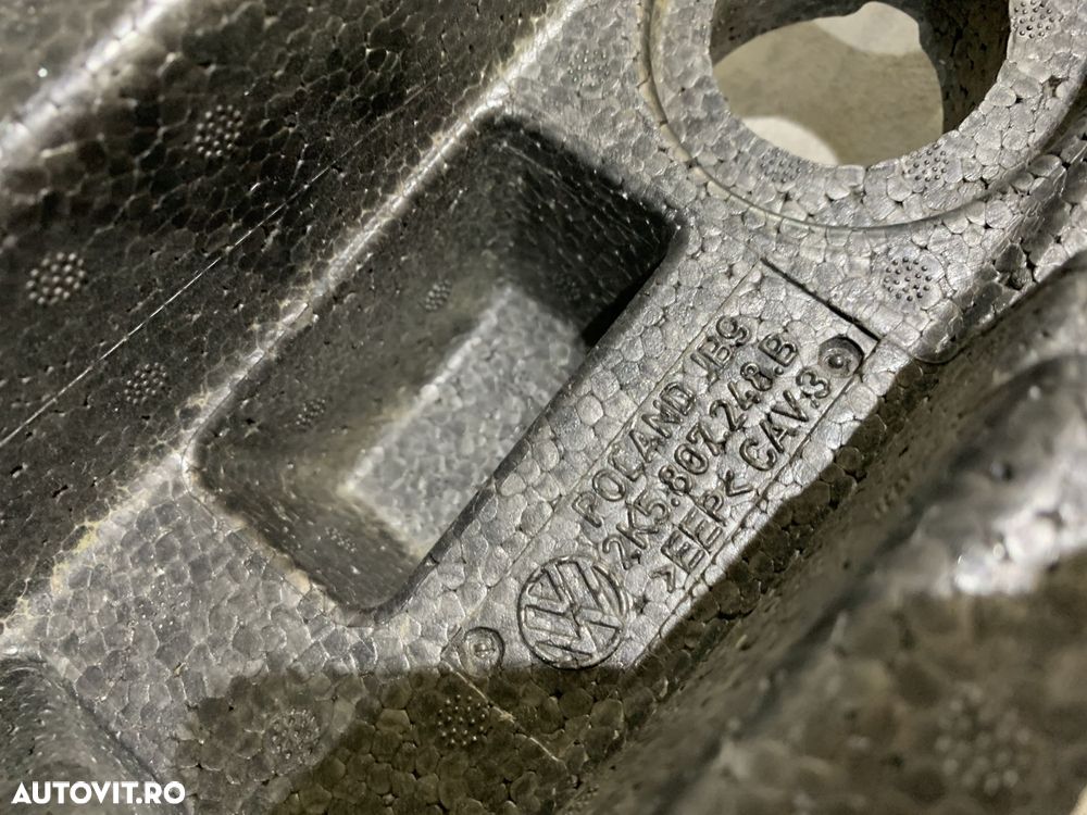 Absorbant soc Armatura bara fata, VW Caddy, 2015, 2016, 2017, 2018, 2019, cod origine OE 2K5807248B. - 2