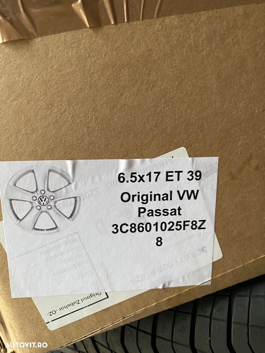 vand jante originale volkswagen Passat pe 17” noi - 3
