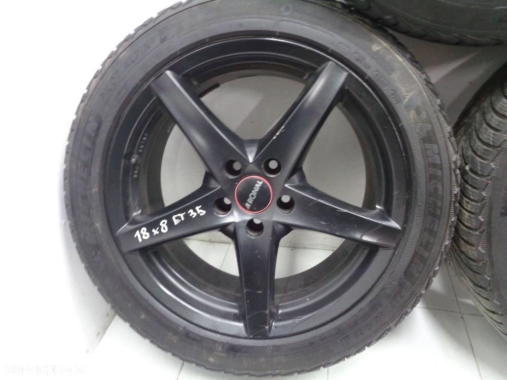 mercedes gla felgi koła aluminiowe opony r18 235 50 8j et 35 5x112 ronal - 4