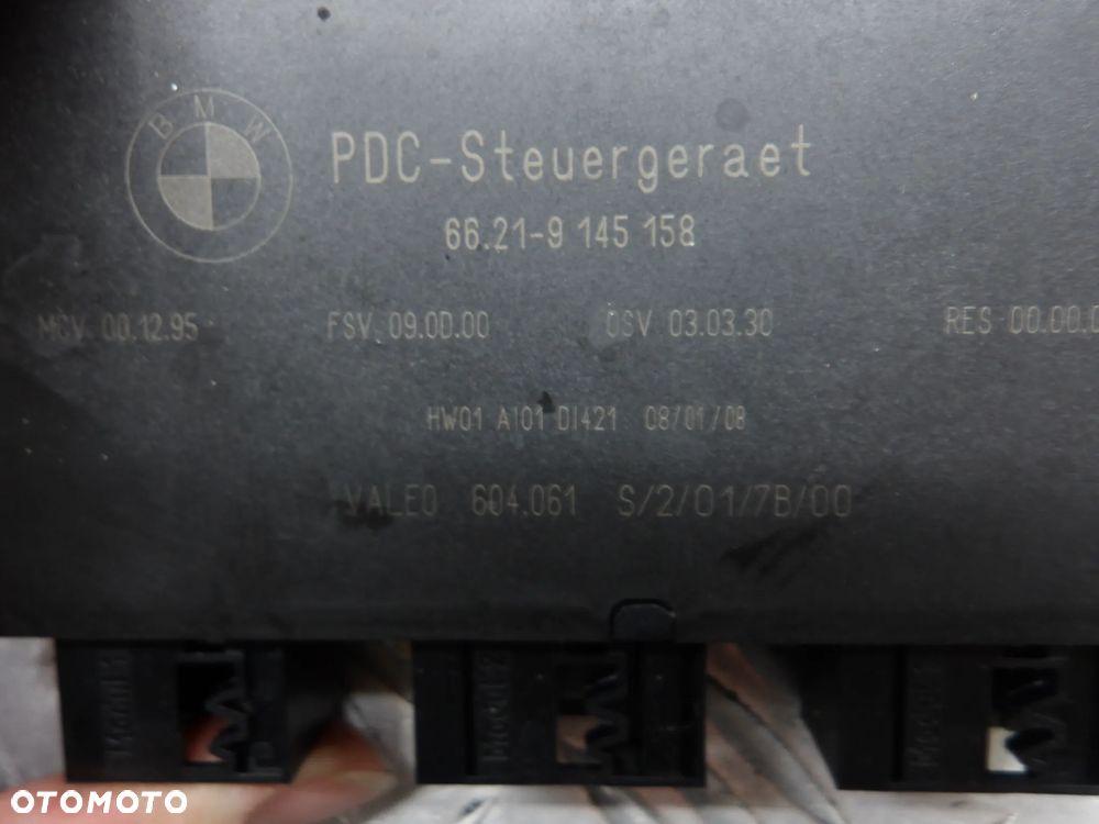 BMW E60 LIFT 07-10 MODUŁ STEROWNIK PARKOWANIA 6621-9145158 - 4