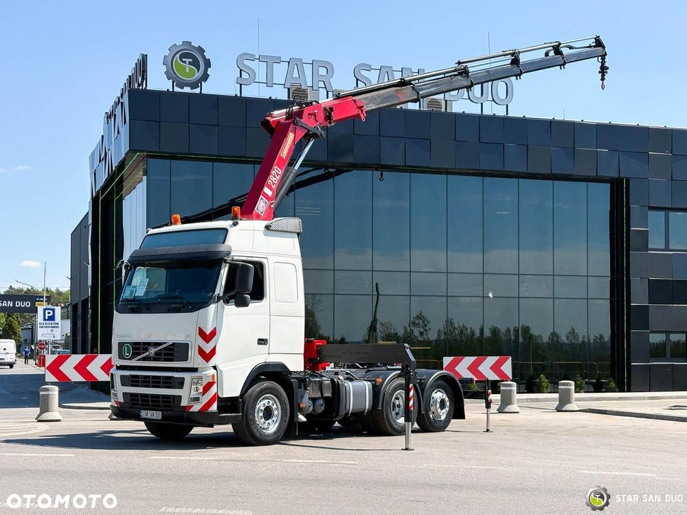 Volvo FH480 6x2 HMF 2820-K6 HDS Żuraw Ciągnik Siodło - 7