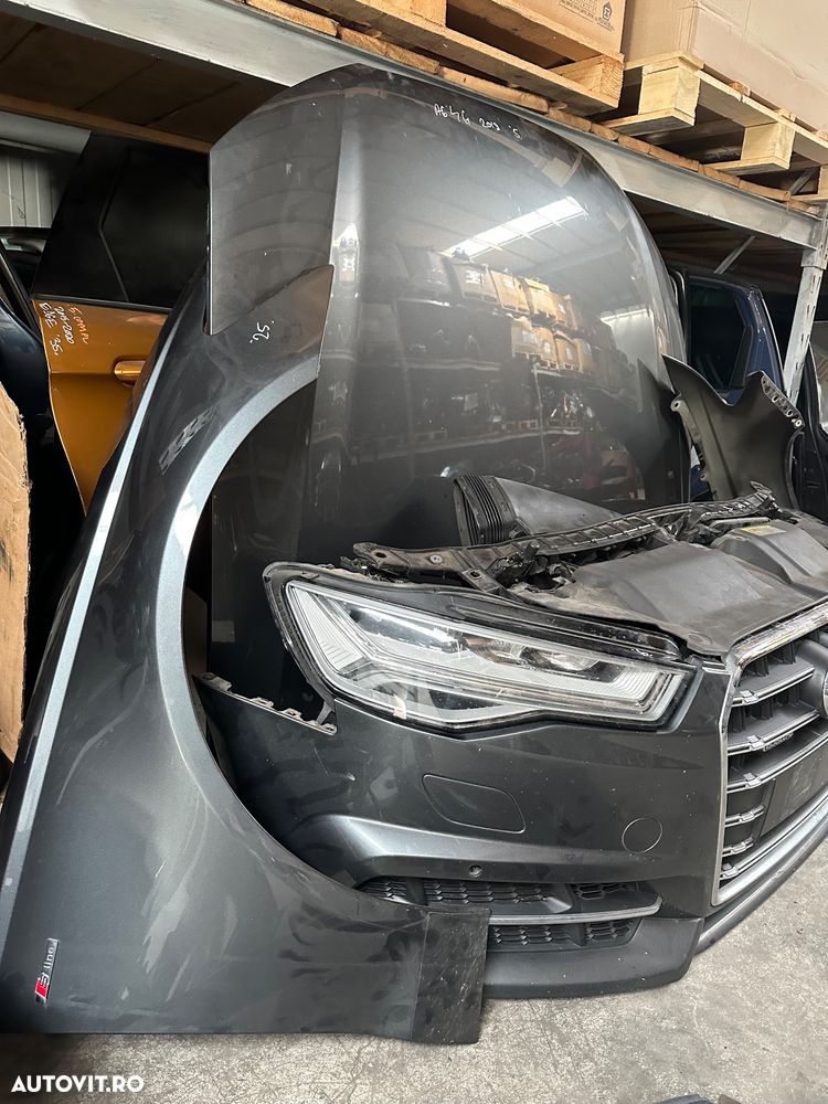 Fata completa AUDI A6 C7 facelift S-line cu faruri full led an 2017 - 3