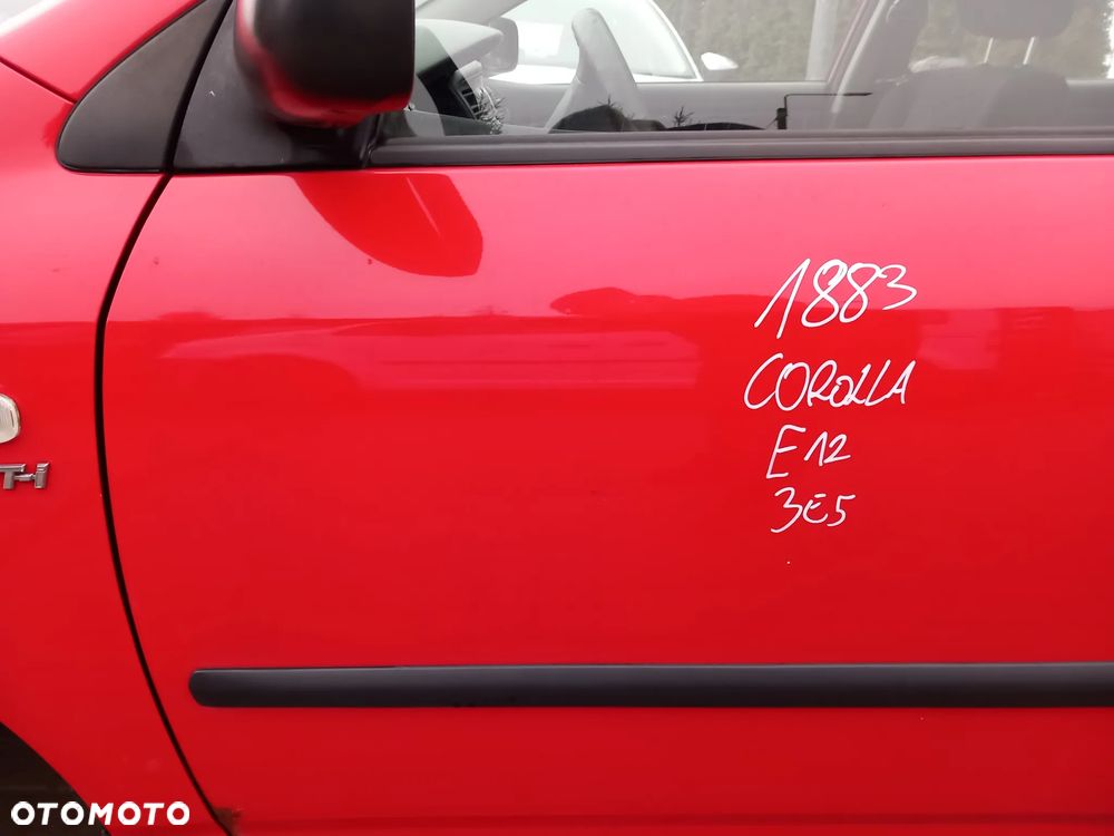 TOYOTA COROLLA E12 DRZWI LEWE PRZEDNIE LEWY PRZÓD KOLOR: 3E5 - 2