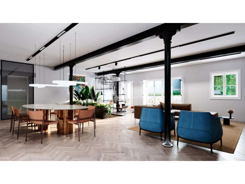Apartamento T3 com terraço, garagem no centro de Lisboa - Grande imagem: 3/17