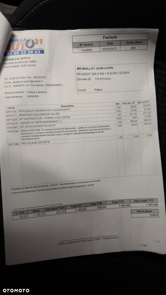 Peugeot 308 BlueHDi 120 EAT6 Stop & Start Active Business-Paket - 26