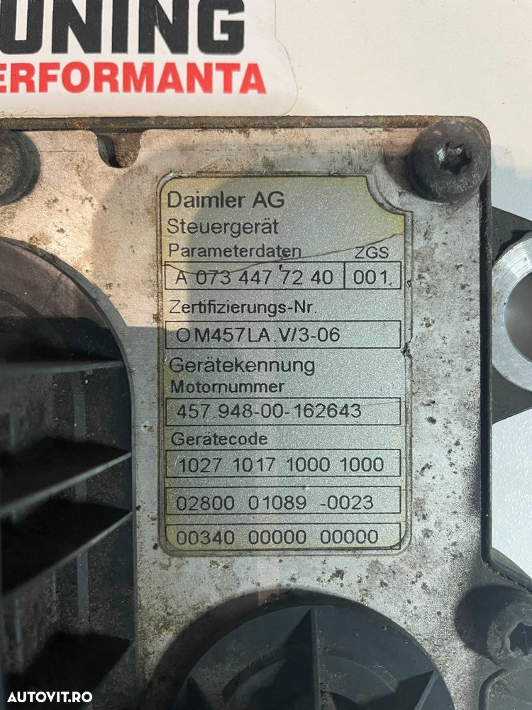 ECU MERCEDES BENZ Axor Actros calculator motor PLD Euro 5 - 4