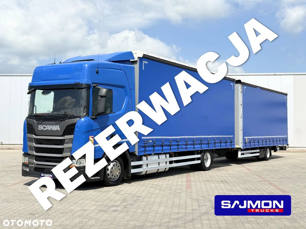 Scania R410 / ZESTAW TANDEM 120 M3 / PRZEJAZDOWY / 7,75 M + 7,75 M / SALON PL - 1