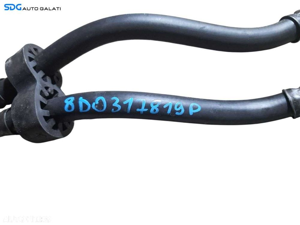 Conducta Conducte Teava Tevi Racire Ulei Lichid Transmisie Cutie Viteze Automata Volkswagen Passat B5 1.9 TDI 1997 - 2001 Cod 8D0317819P [N2347] - 4
