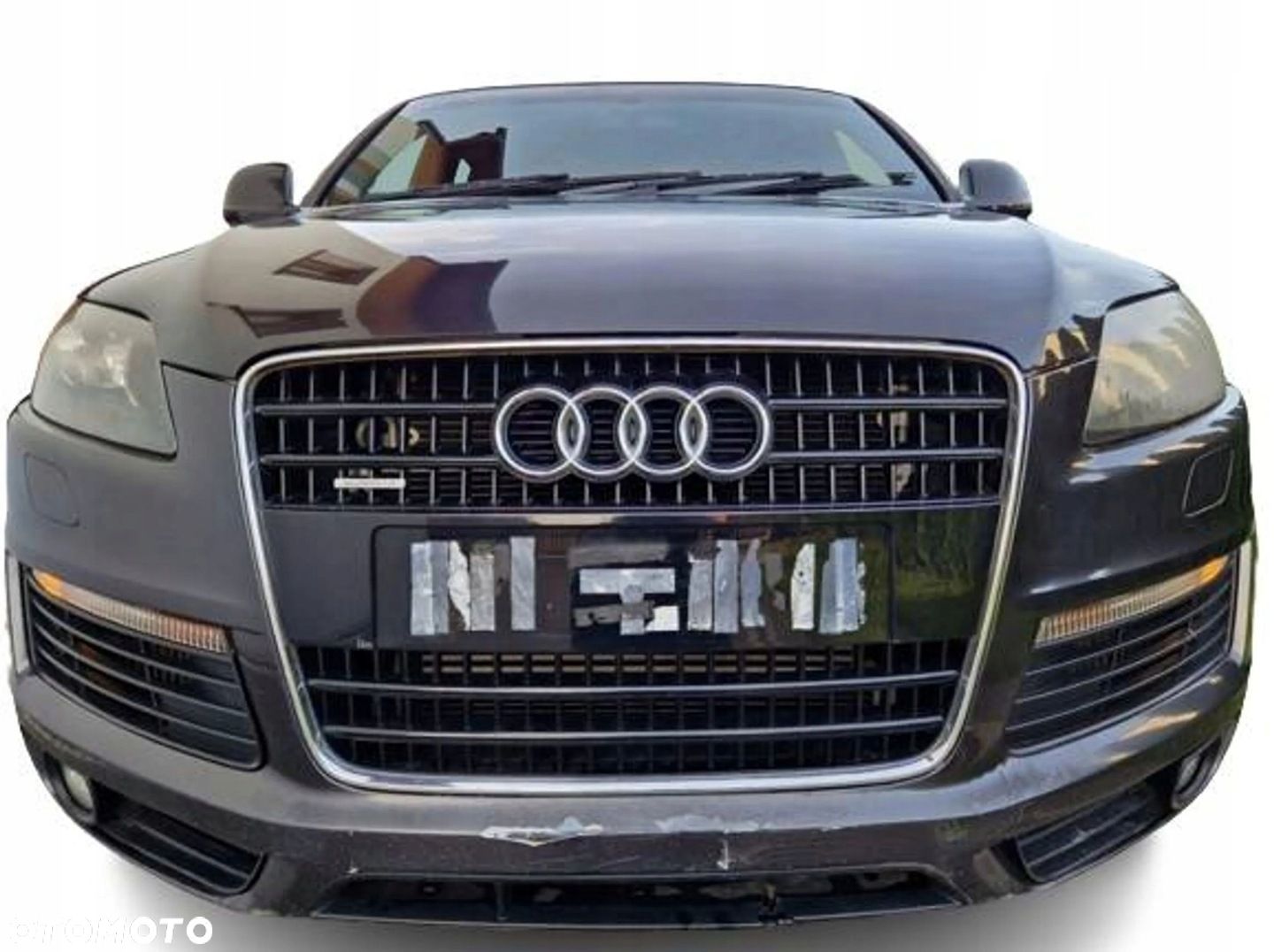 AUDI Q7 4L ZDERZAK PRZEDNI PRZÓD GRIL LZ7L SLINE S-LINE - 1