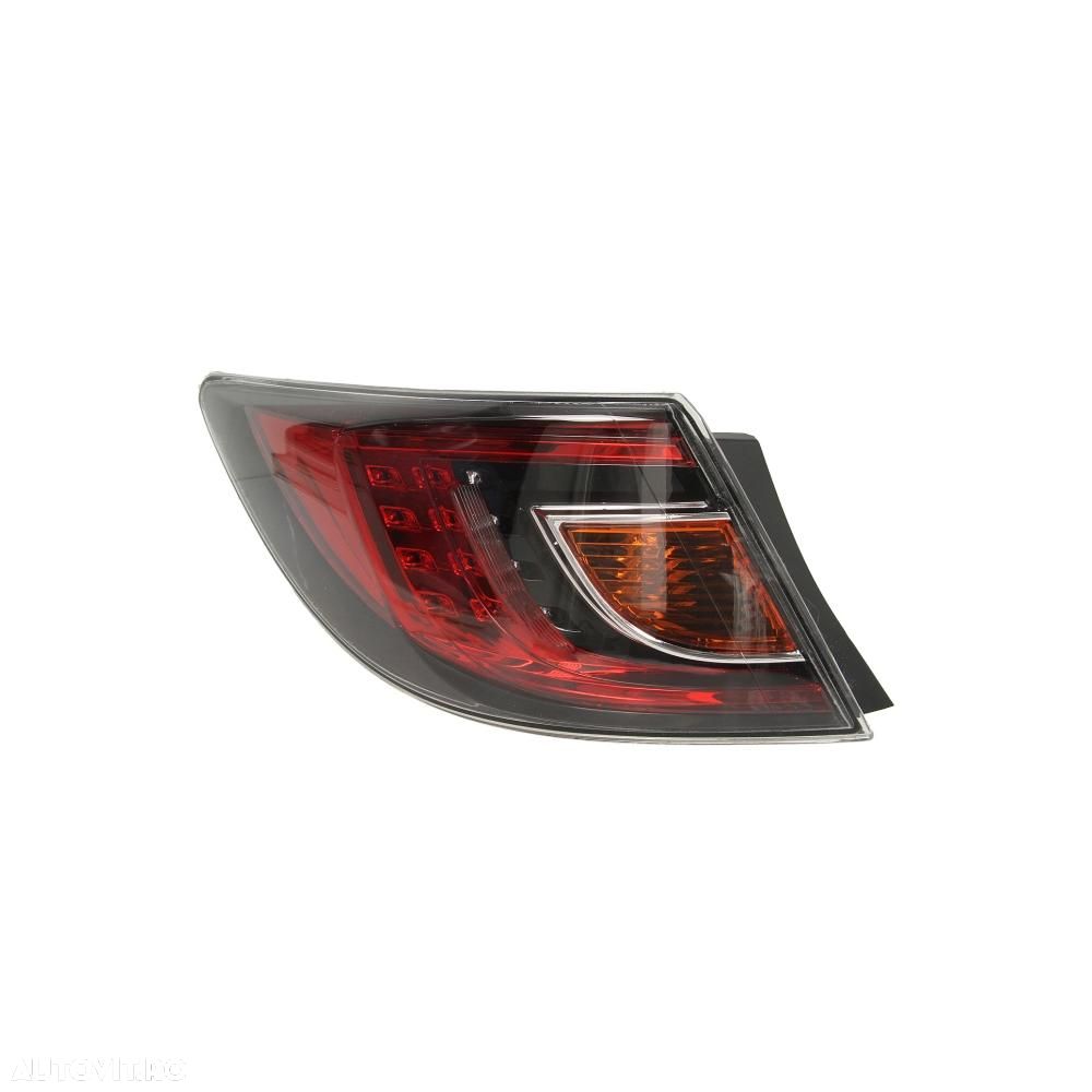 Lampa spate, stop Mazda 6 (Gh), 11.07-10.09 Sedan/ Hatchback, spate, fara suport bec, exterior, rosu, cu led, GS1F-51-160D; GS1F-51-170E; GS1F-51-180H, stanga/dreapta - 1