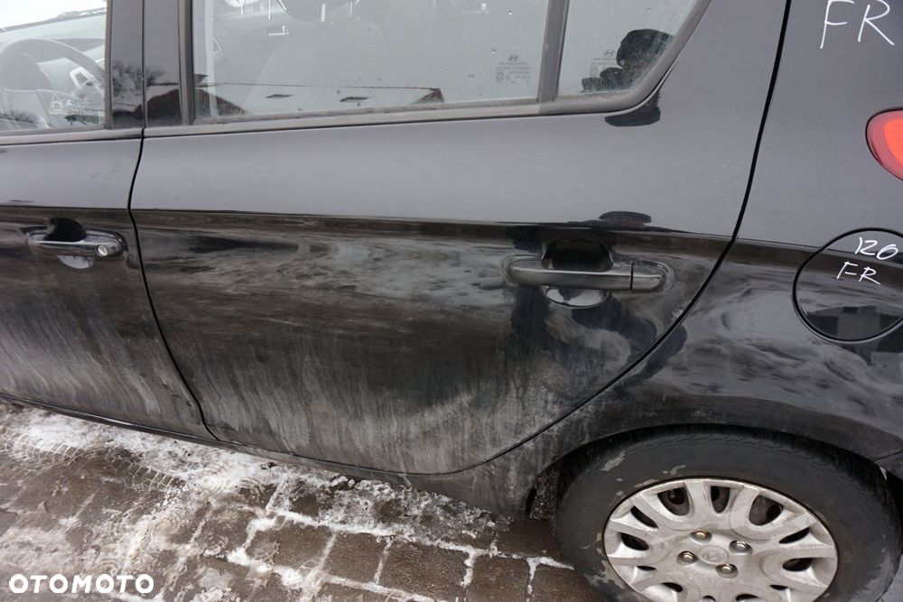 DRZWI TYLNE LEWE I20 I 5D HB FR  CZARNY HYUNDAI 2008-2012 - 4
