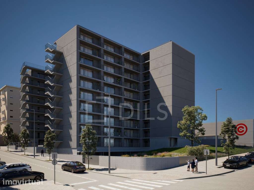 Apartamento T1 com varanda e estacionamento em novo empreendimento,... - Grande imagem: 3/16
