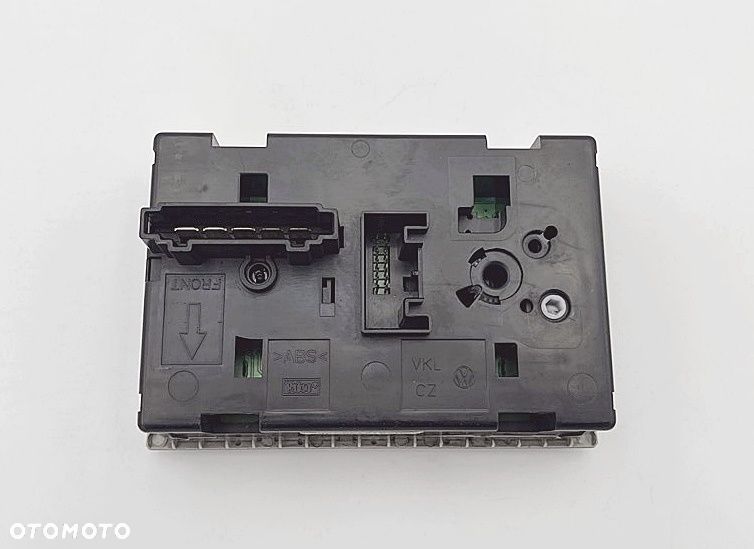 PANEL STEROWANIA NAWIEWU OGRZEWANIA PRZEŁĄCZNIK GÓRNY KLIMATYZACJI PODSUFITKI TYŁ TYLNY VW T5 LIFT T6 CARAVELLE MULTIVAN TRANSPORTER 7H5919158 HY20 - 2
