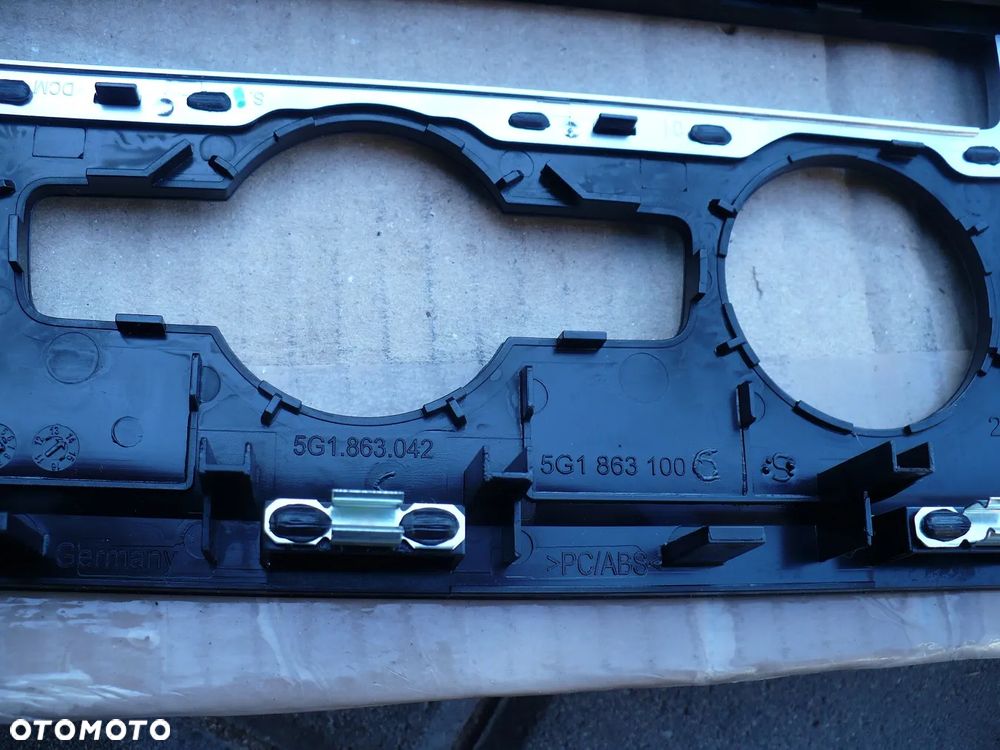 vw golf 7 VII oslony dekory deski konsoliEU - 12