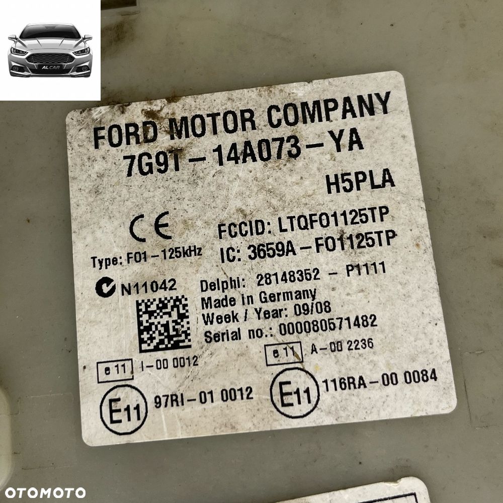 SKRZYNKA BEZPIECZNIKÓW BSI FORD MONDEO MK4 7G9T-14A073-YA - 2