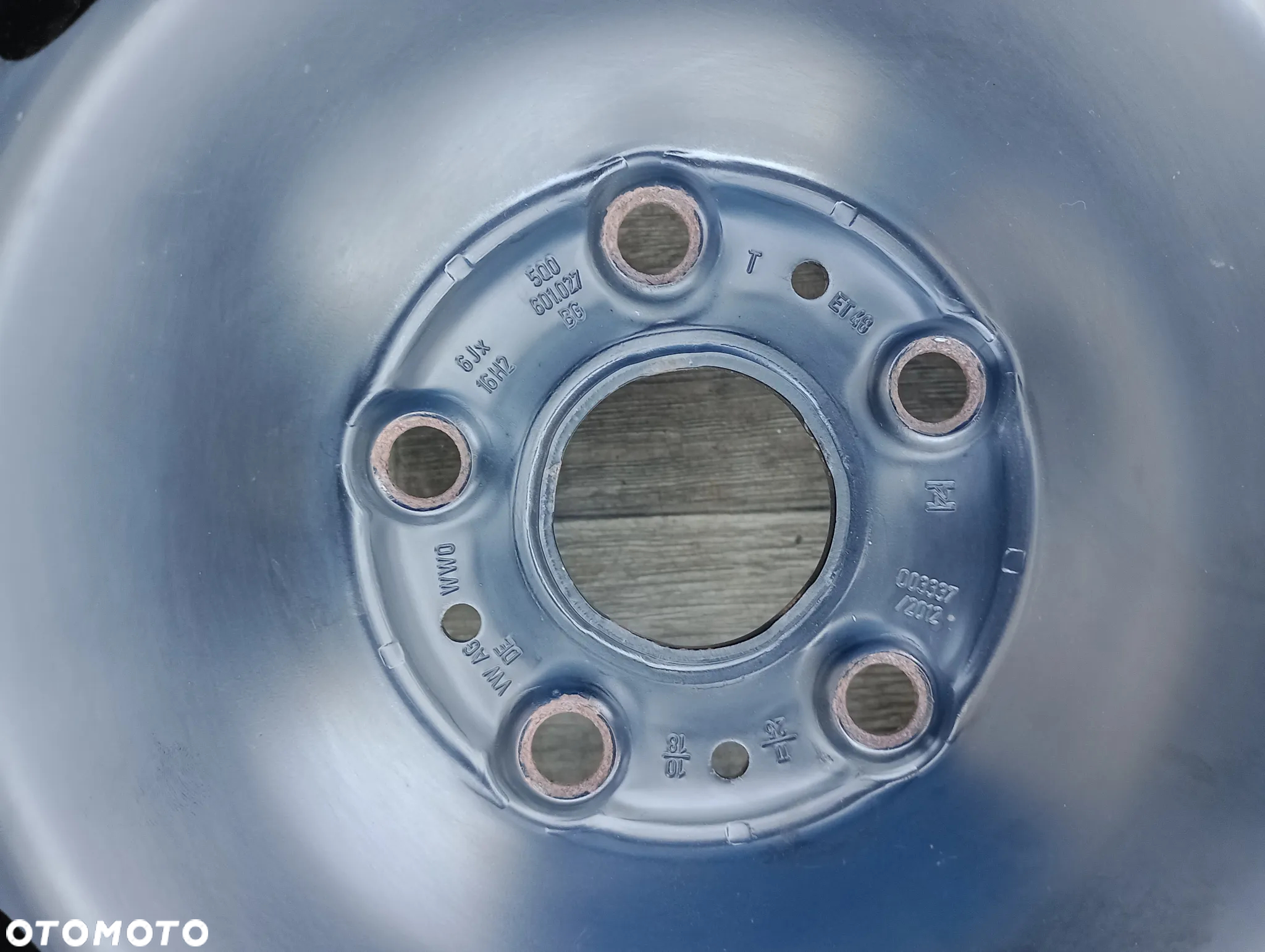 FELGI STALOWE 5x112 R16 6J ET48 AUDI A3 SEAT LEON ALTEA TOLEDO ALHAMBRA SKODA OCTAVIA VW GOLF JETTA TOURAN SHARAN - 6