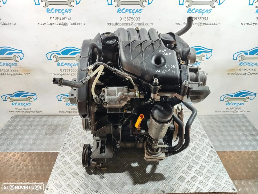 Motor Completo VWAG VW Volkswagen Seat Audi 1.9 SDI 8v 68cv AQM - 1