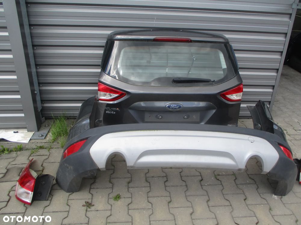 FORD KUGA MK2 II UD FM6E 2013-16 ZDERZAK tylny tył GRIS GRAU MAGNETIC - 4