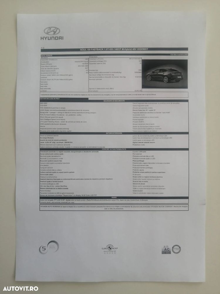 Hyundai i30 1.5 T-GDI 140CP M/T MHEV Highway - 17