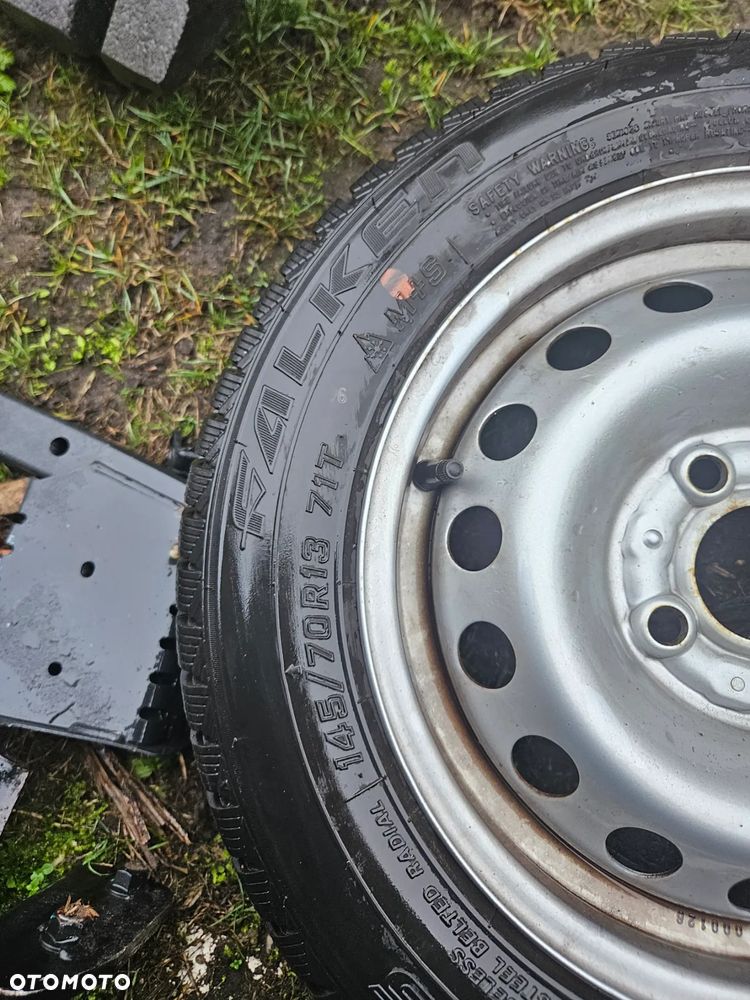 4 koła rozstaw 4x100 145/70r13 zima - 5