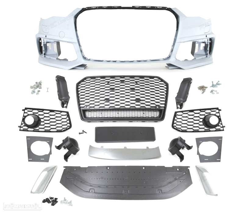 PARA CHOQUES FRONTAL AUDI A6 4G C7 14-18 LOOK RS6 - 4