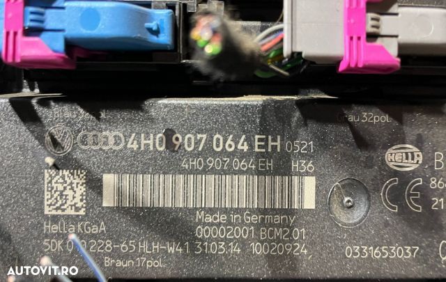 Calculator Confort BCM 4h0907064eh Volkswagen VW Touareg generatia 2 - 3