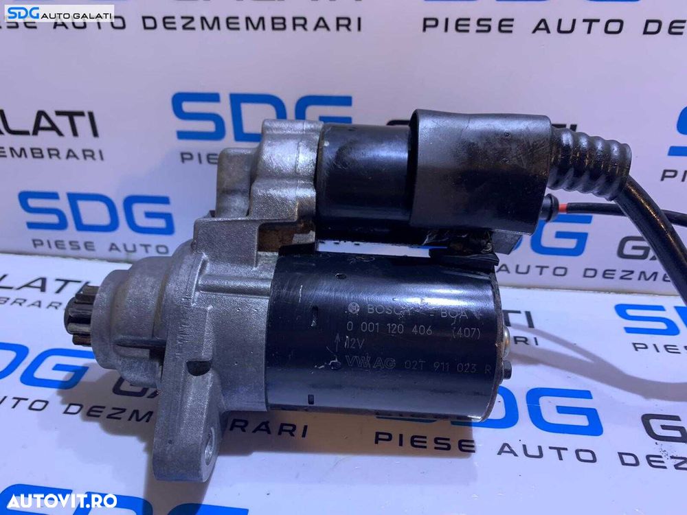 Electromotor cu 10 Dinti Skoda Octavia 2 1.6 FSI BLF 2004 - 2013 Cod 02T911023R 0001120406 [B3606] - 1