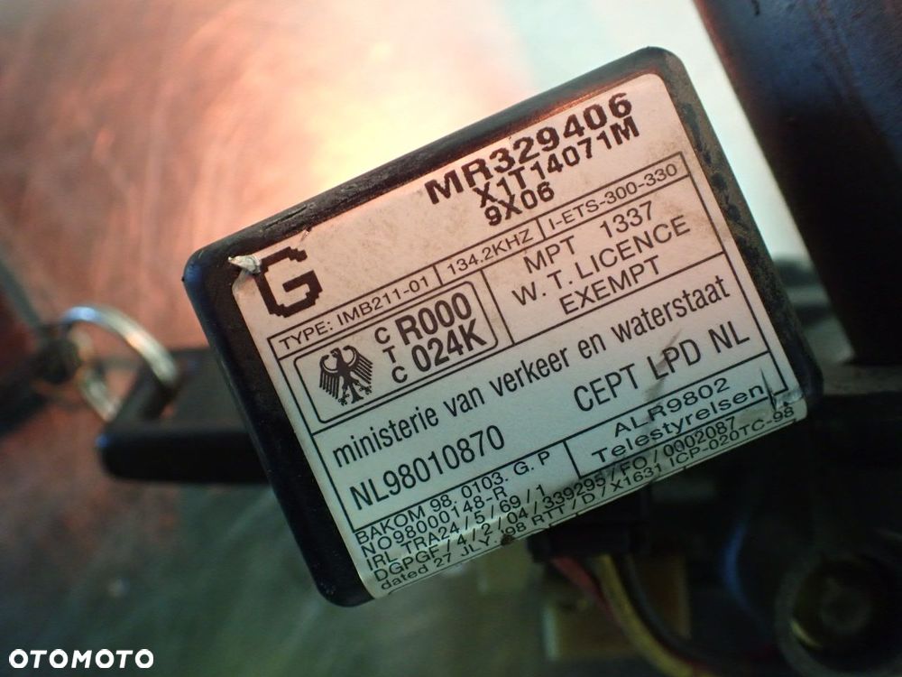 KOLUMNA KIEROWNICZA ZE STACYJKĄ MITSUBISHI PAJERO PININ - 6