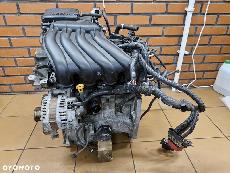 nissan juke 1 i f15 1.6 b silnik słupek hr16 8 wtrysków - 1